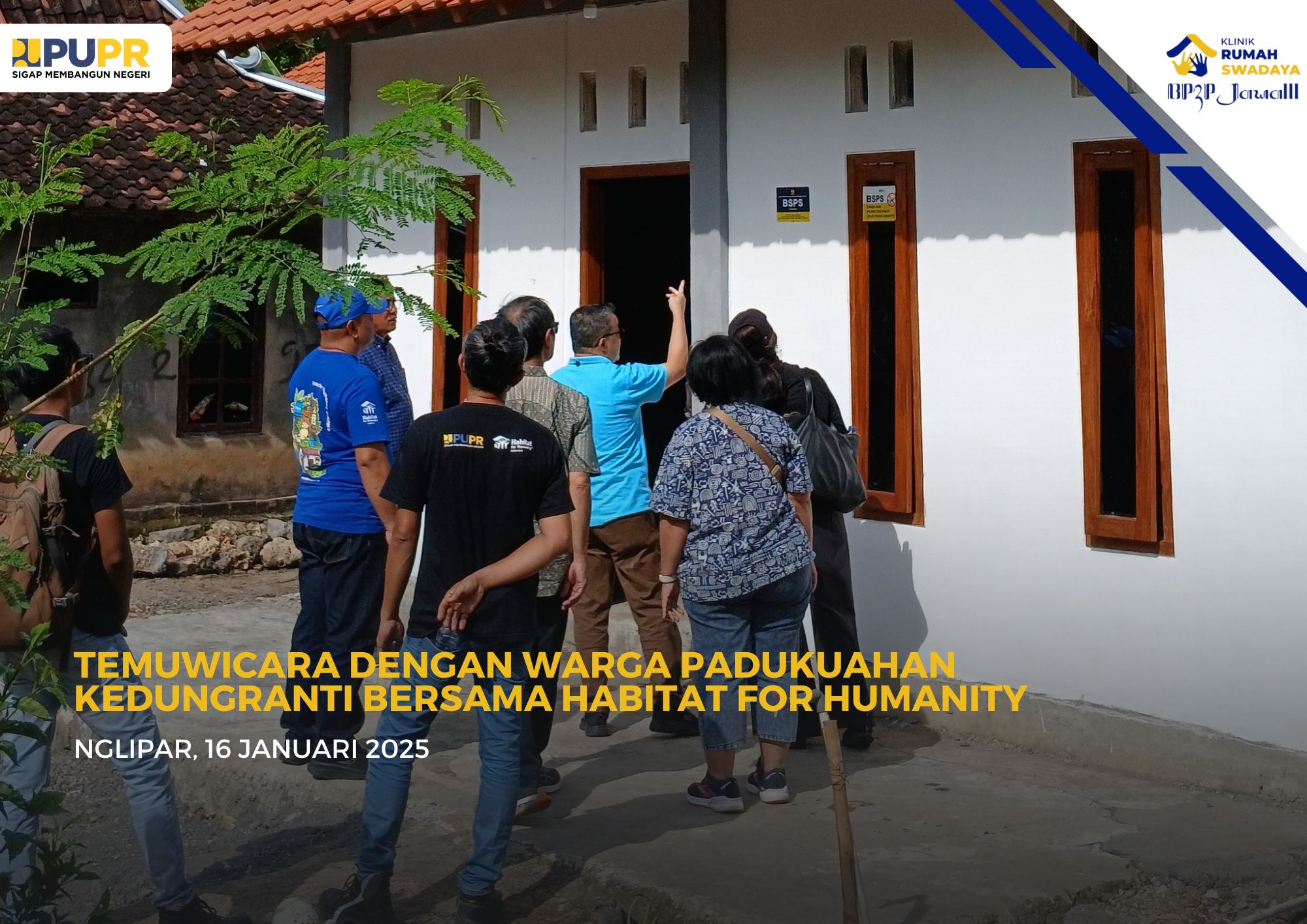 Temuwicara Dengan Warga Padukuhan Kedungranti bersama Habitat for Humanity