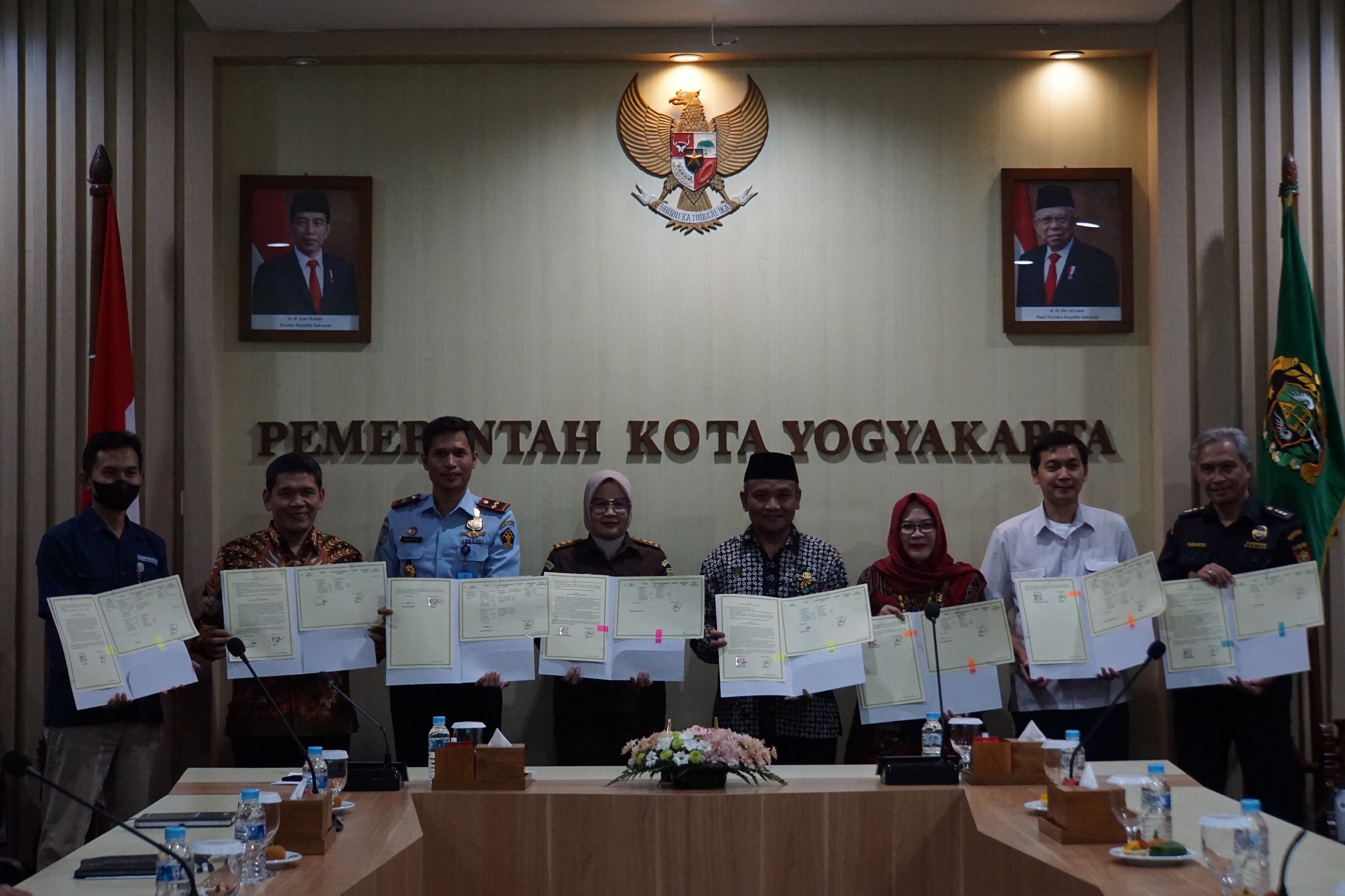 Penanda Tanganan Kerjasama dengan Balai Kota Yogyakarta